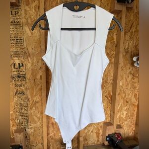 Abercrombie & Fitch White Bodysuit